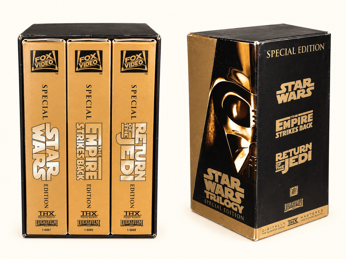 Star Wars Trilogy Special Edition VHS Box Set 1997