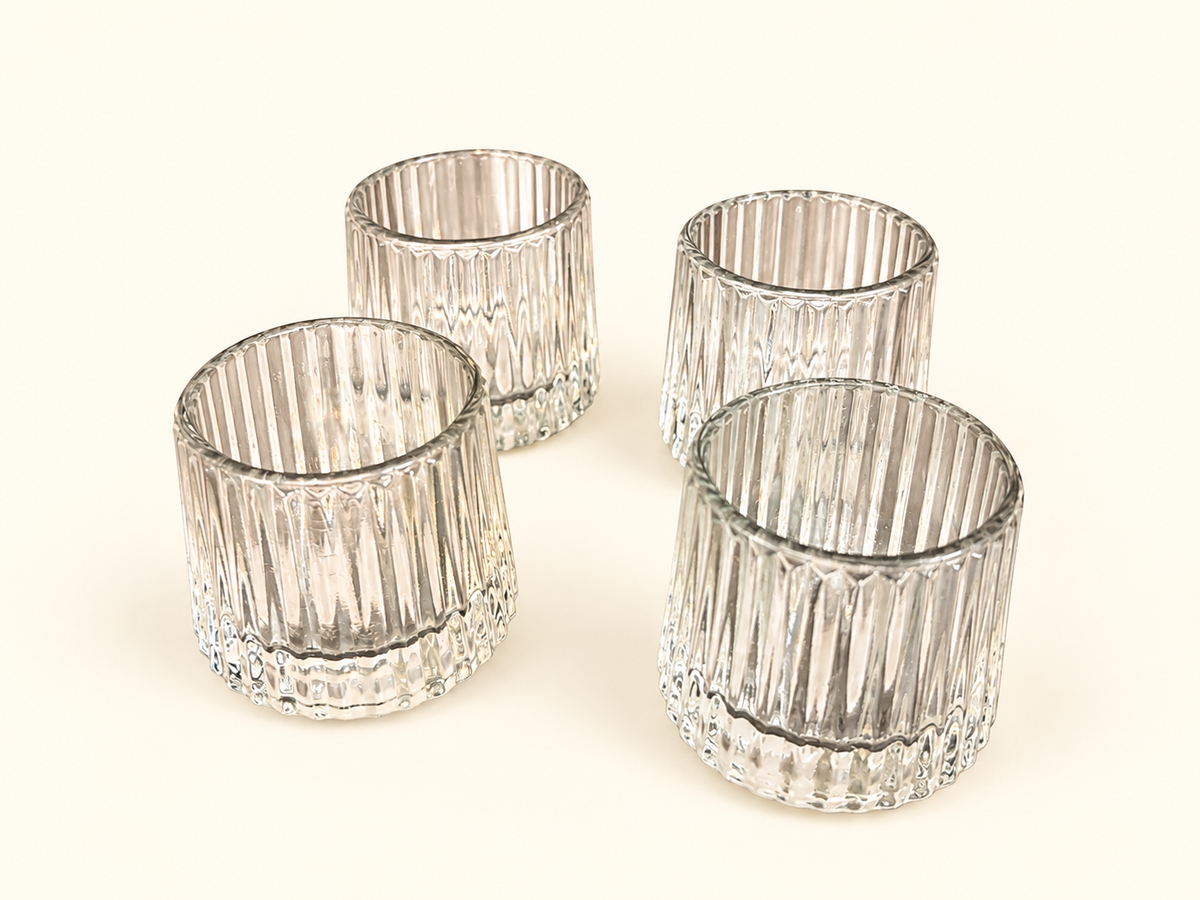 Glass Candle Holders