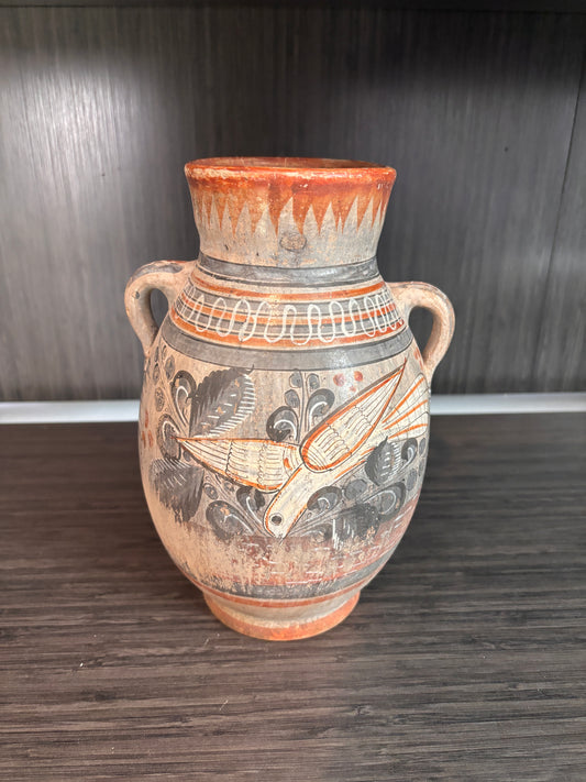 Vintage Handpainted Clay Pottery