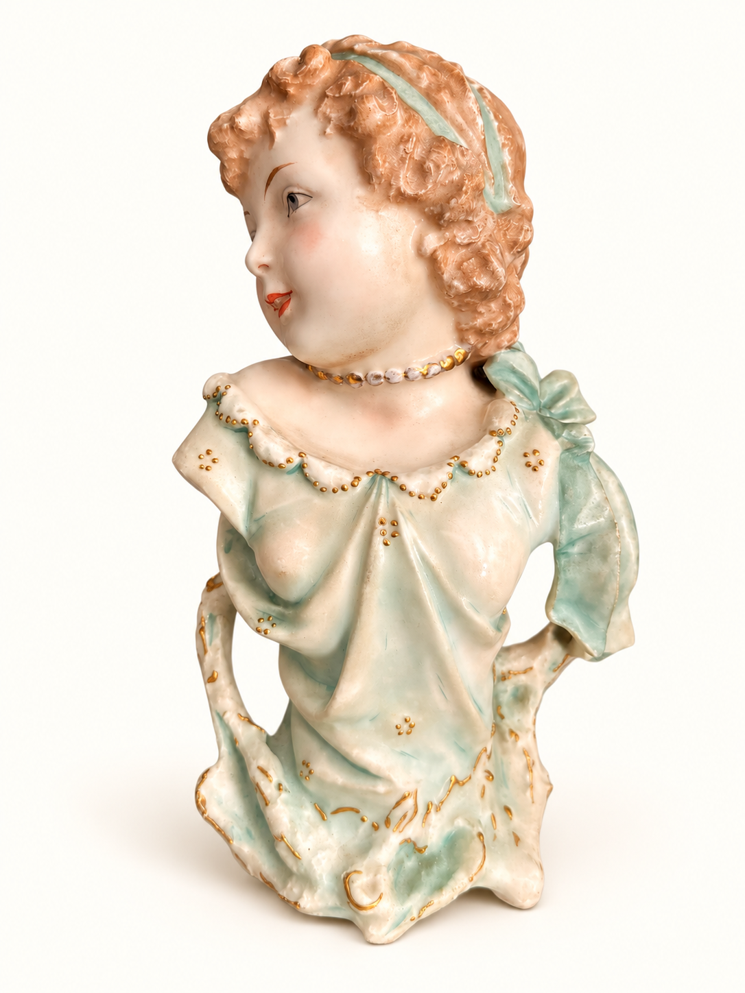 Antique Porcelain Bust