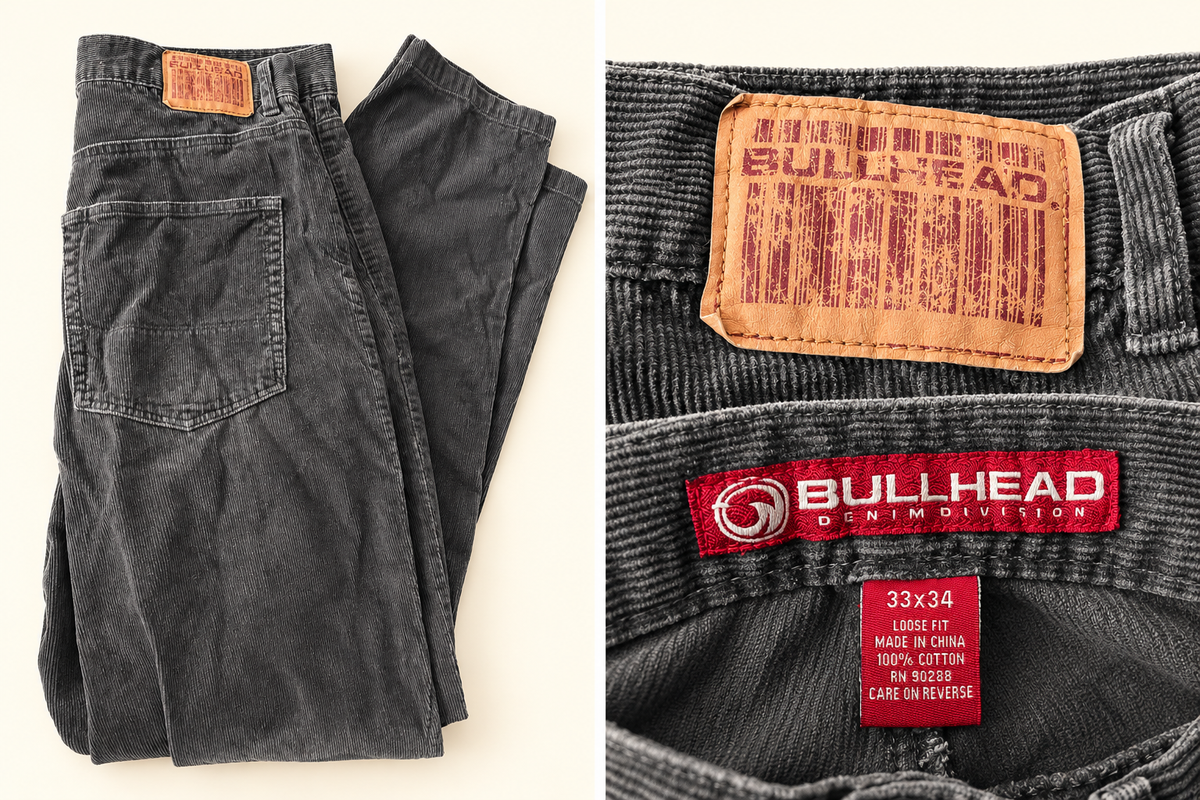 Y2K Bullhead Corduroy Pants