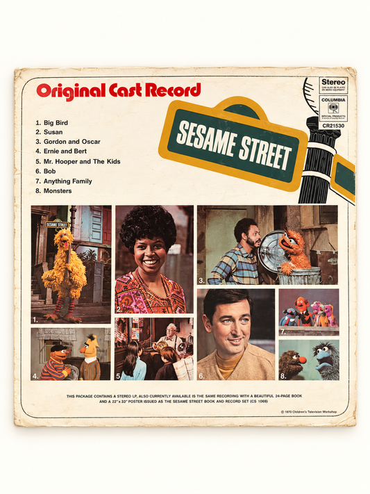 Sesame Street Original Cast Recoding 19070 Vinyl