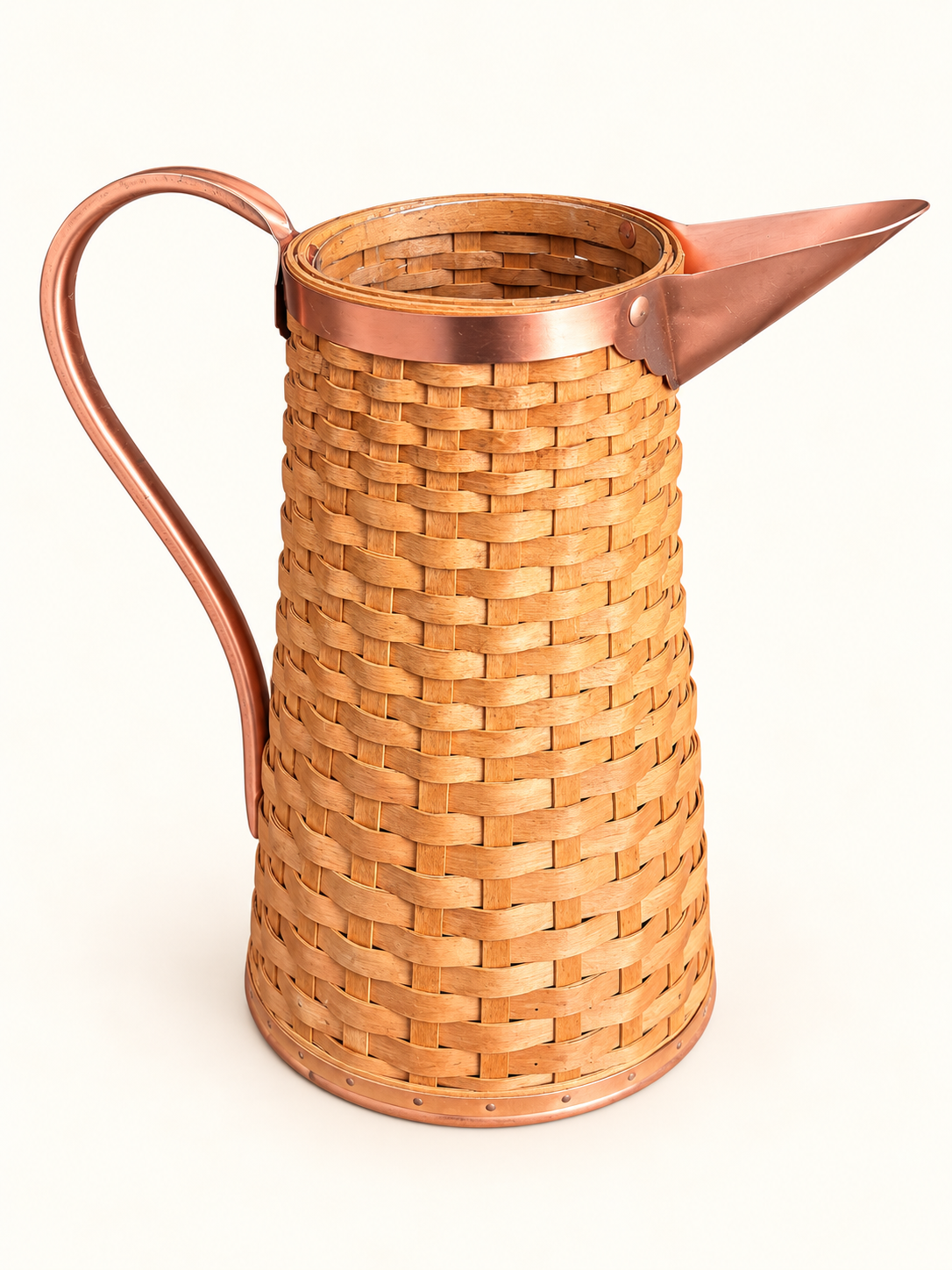 Vintage Longaberger Woven Pitcher Basket