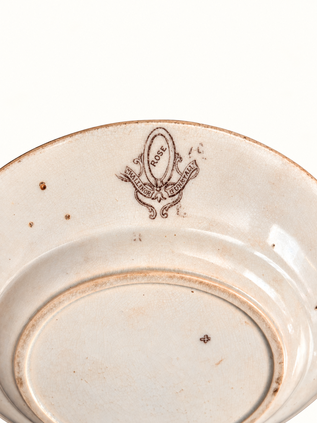 Vintage Ceramic Plate by Edward Challinor 19th Century