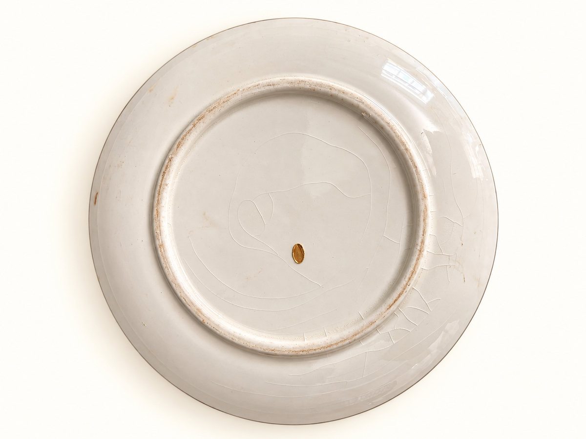 Hand Painted Ceramic Saucer