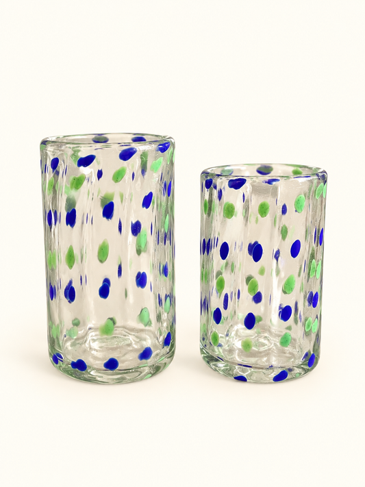 Speckled Glass Tumbler Set